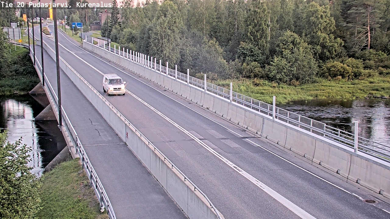 Weather Camera Image Road 20 Pudasjärvi, Kurenalus, Pudasjärvi, Pohjois-Pohjanmaa