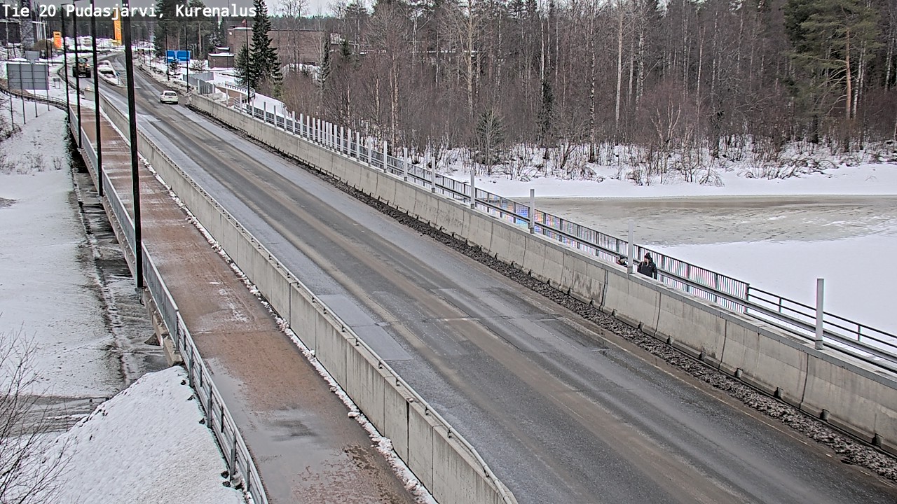 Weather Camera Image Road 20 Pudasjärvi, Kurenalus, Pudasjärvi, Pohjois-Pohjanmaa