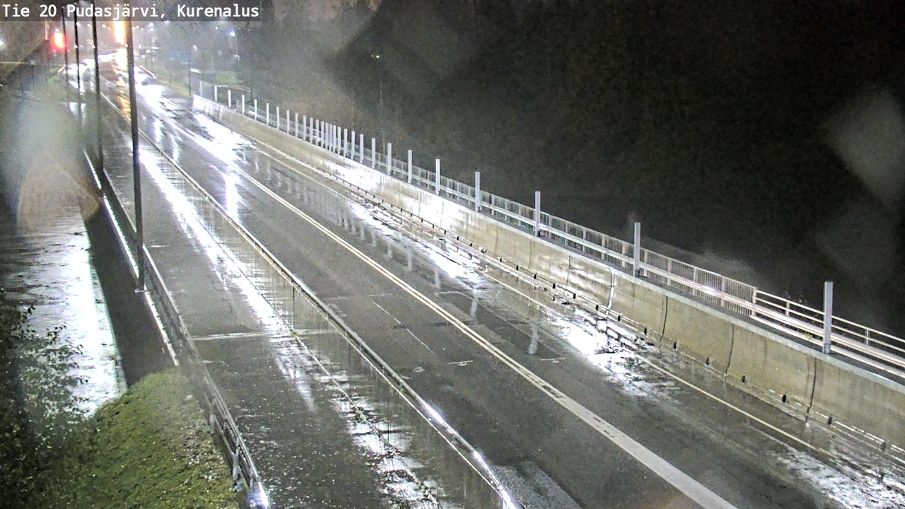 Weather Camera Image Road 20 Pudasjärvi, Kurenalus, Pudasjärvi, Pohjois-Pohjanmaa