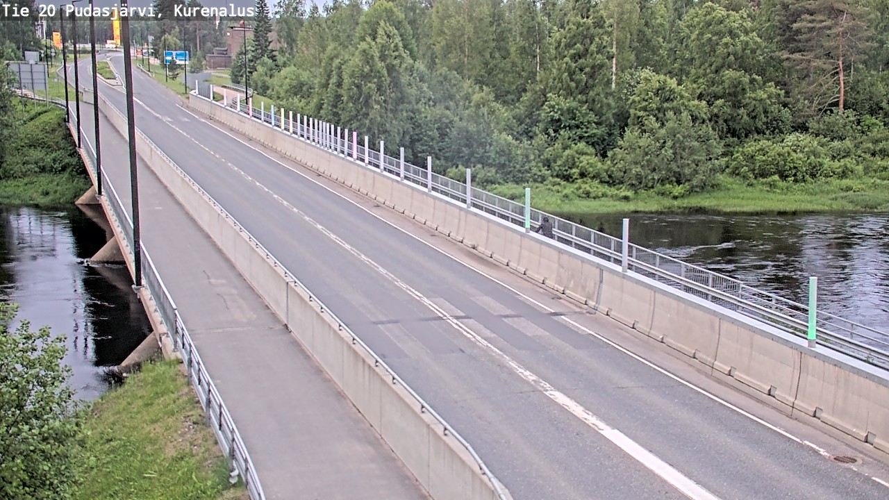 Kelikamerat Kuva Tie 20 Pudasjärvi, Kurenalus, Pudasjärvi, Pohjois-Pohjanmaa