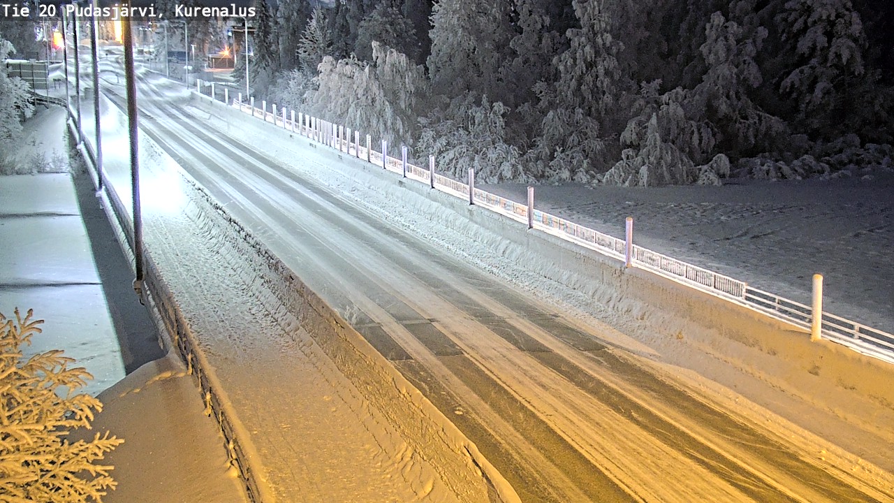 Kelikamerat Kuva Tie 20 Pudasjärvi, Kurenalus, Pudasjärvi, Pohjois-Pohjanmaa