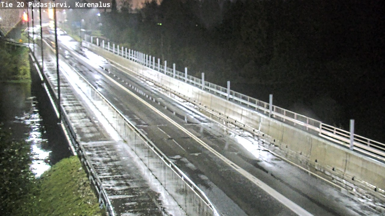 Weather Camera Image Road 20 Pudasjärvi, Kurenalus, Pudasjärvi, Pohjois-Pohjanmaa