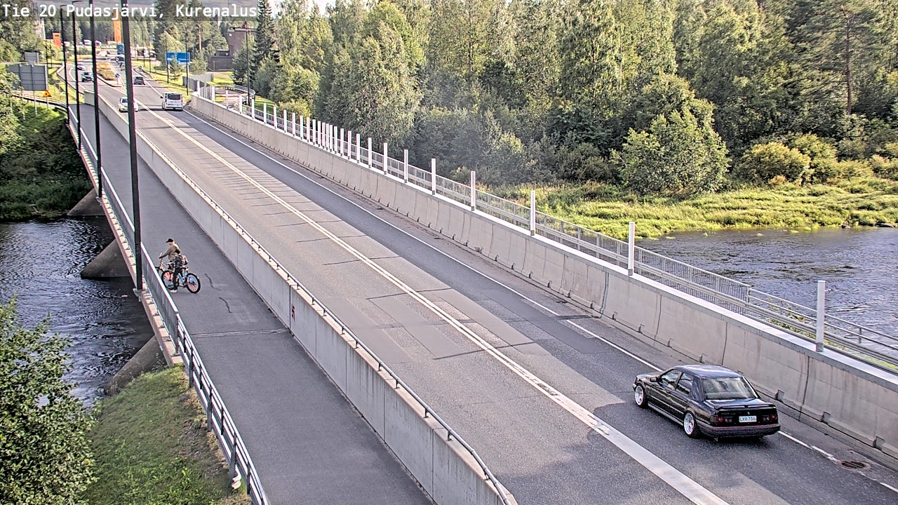 Weather Camera Image Road 20 Pudasjärvi, Kurenalus, Pudasjärvi, Pohjois-Pohjanmaa
