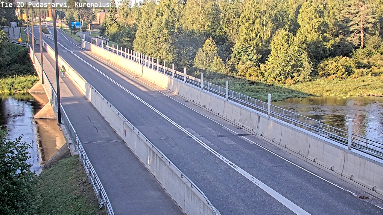 Weather Camera Image Road 20 Pudasjärvi, Kurenalus, Pudasjärvi, Pohjois-Pohjanmaa