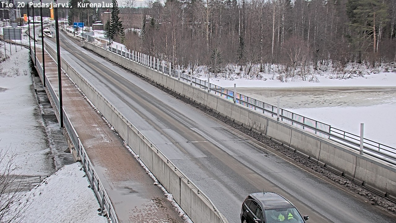 Weather Camera Image Road 20 Pudasjärvi, Kurenalus, Pudasjärvi, Pohjois-Pohjanmaa
