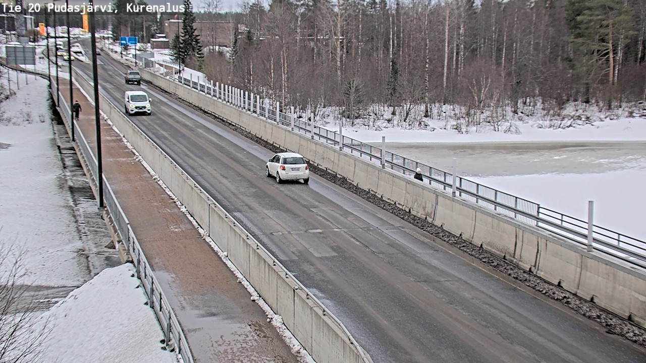 Weather Camera Image Road 20 Pudasjärvi, Kurenalus, Pudasjärvi, Pohjois-Pohjanmaa