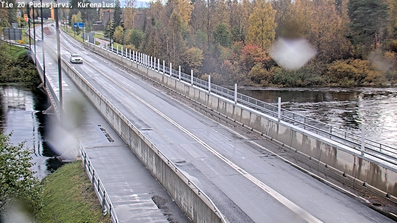 Weather Camera Image Road 20 Pudasjärvi, Kurenalus, Pudasjärvi, Pohjois-Pohjanmaa