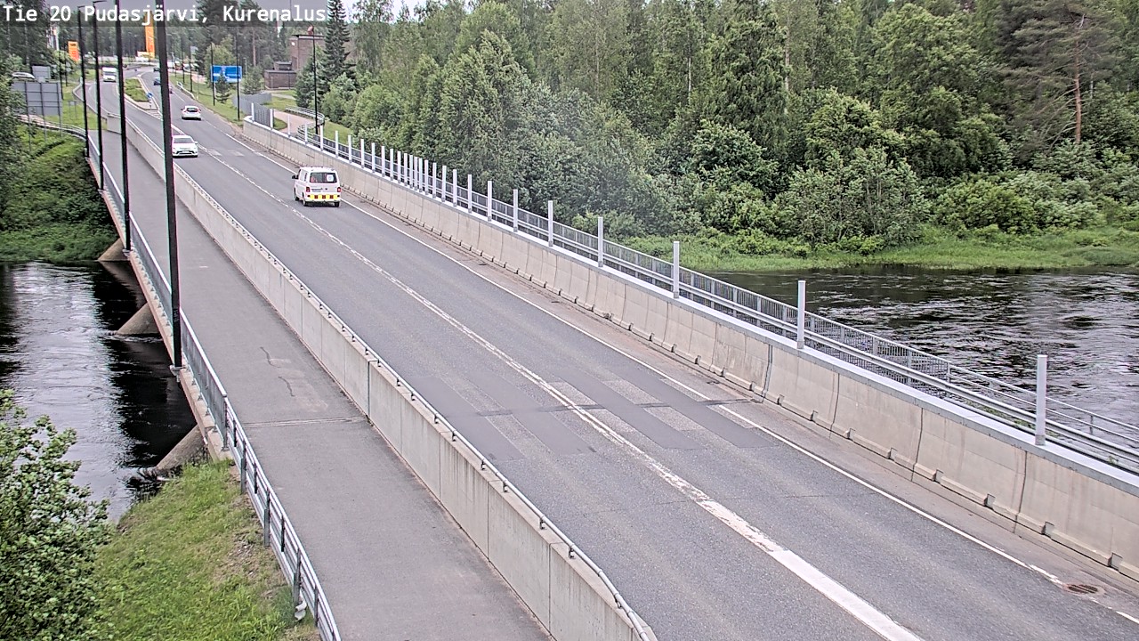 Weather Camera Image Väg 20Pudasjärvi, Kurenalus, Pudasjärvi, Pohjois-Pohjanmaa