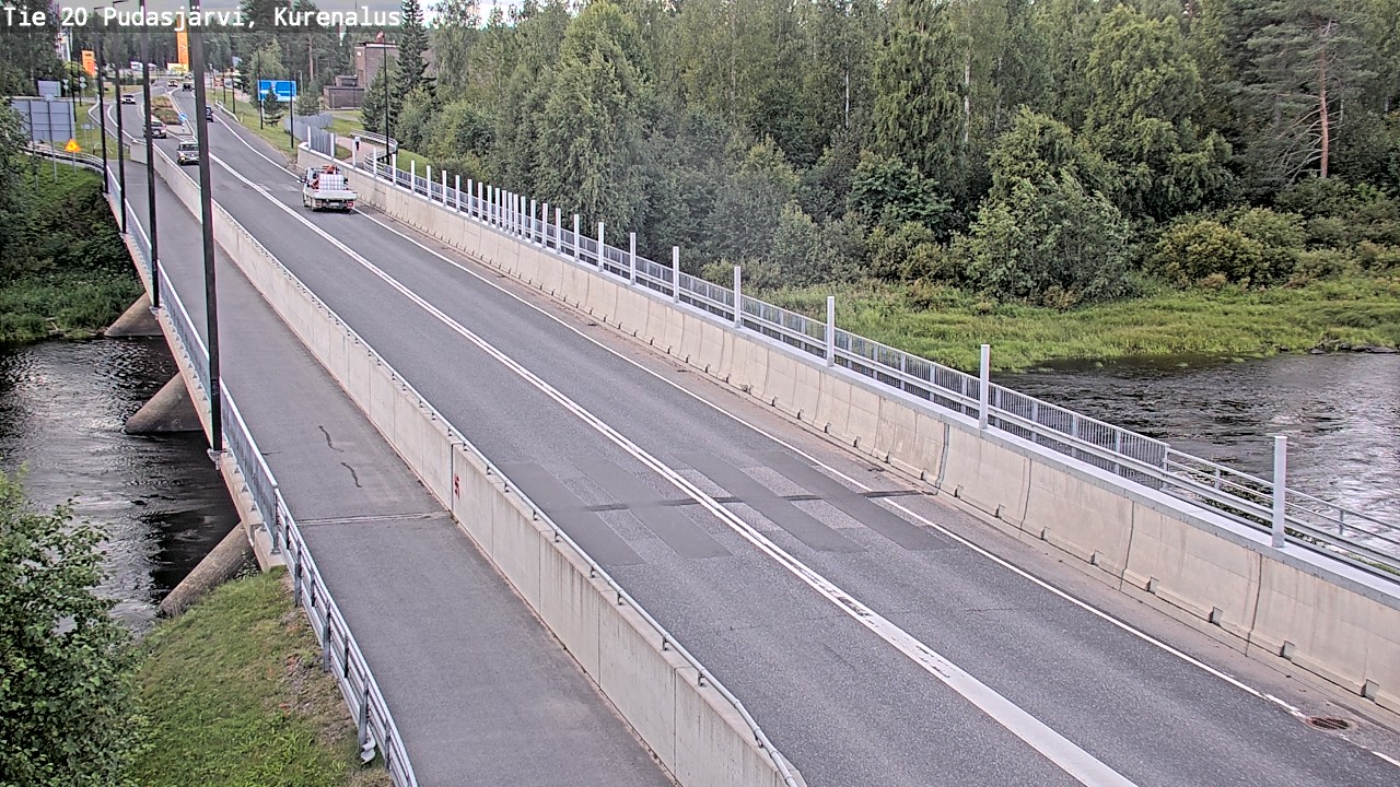 Weather Camera Image Väg 20Pudasjärvi, Kurenalus, Pudasjärvi, Pohjois-Pohjanmaa