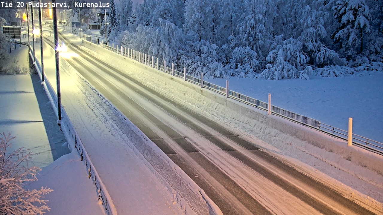 Kelikamerat Kuva Tie 20 Pudasjärvi, Kurenalus, Pudasjärvi, Pohjois-Pohjanmaa