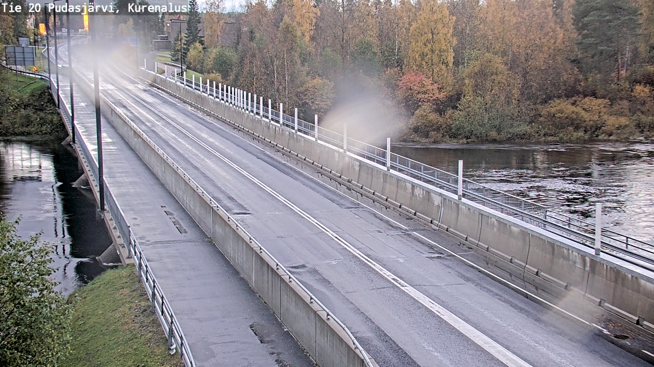 Weather Camera Image Road 20 Pudasjärvi, Kurenalus, Pudasjärvi, Pohjois-Pohjanmaa