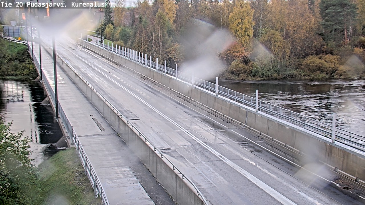 Weather Camera Image Road 20 Pudasjärvi, Kurenalus, Pudasjärvi, Pohjois-Pohjanmaa