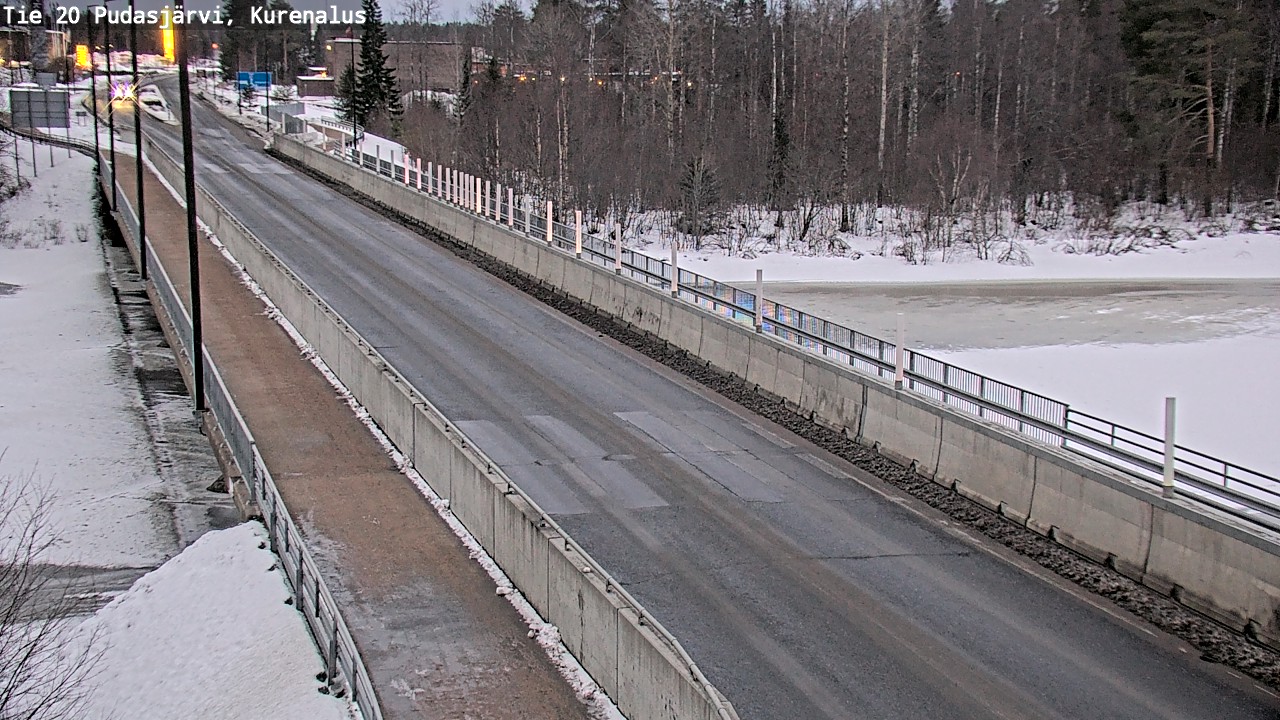 Kelikamerat Kuva Tie 20 Pudasjärvi, Kurenalus, Pudasjärvi, Pohjois-Pohjanmaa