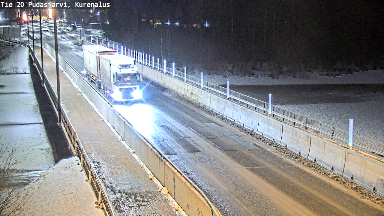 Kelikamerat Kuva Tie 20 Pudasjärvi, Kurenalus, Pudasjärvi, Pohjois-Pohjanmaa