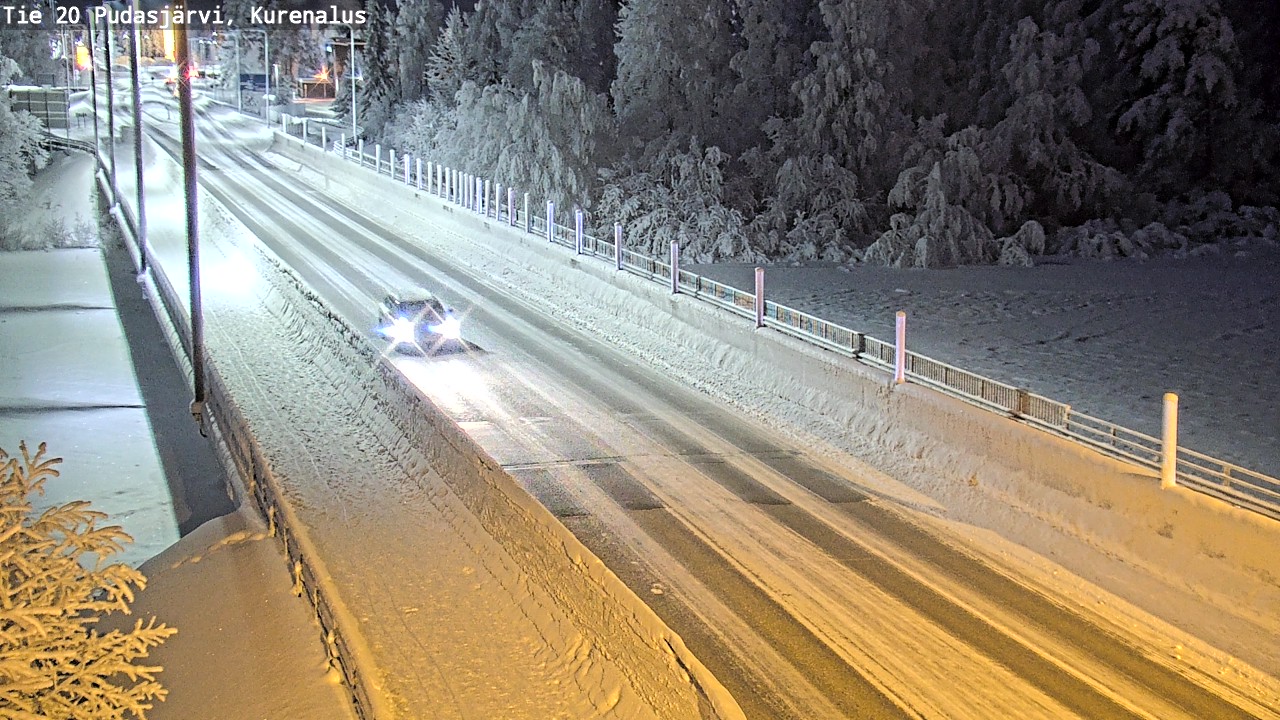 Kelikamerat Kuva Tie 20 Pudasjärvi, Kurenalus, Pudasjärvi, Pohjois-Pohjanmaa