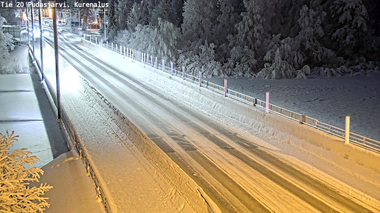 Kelikamerat Kuva Tie 20 Pudasjärvi, Kurenalus, Pudasjärvi, Pohjois-Pohjanmaa