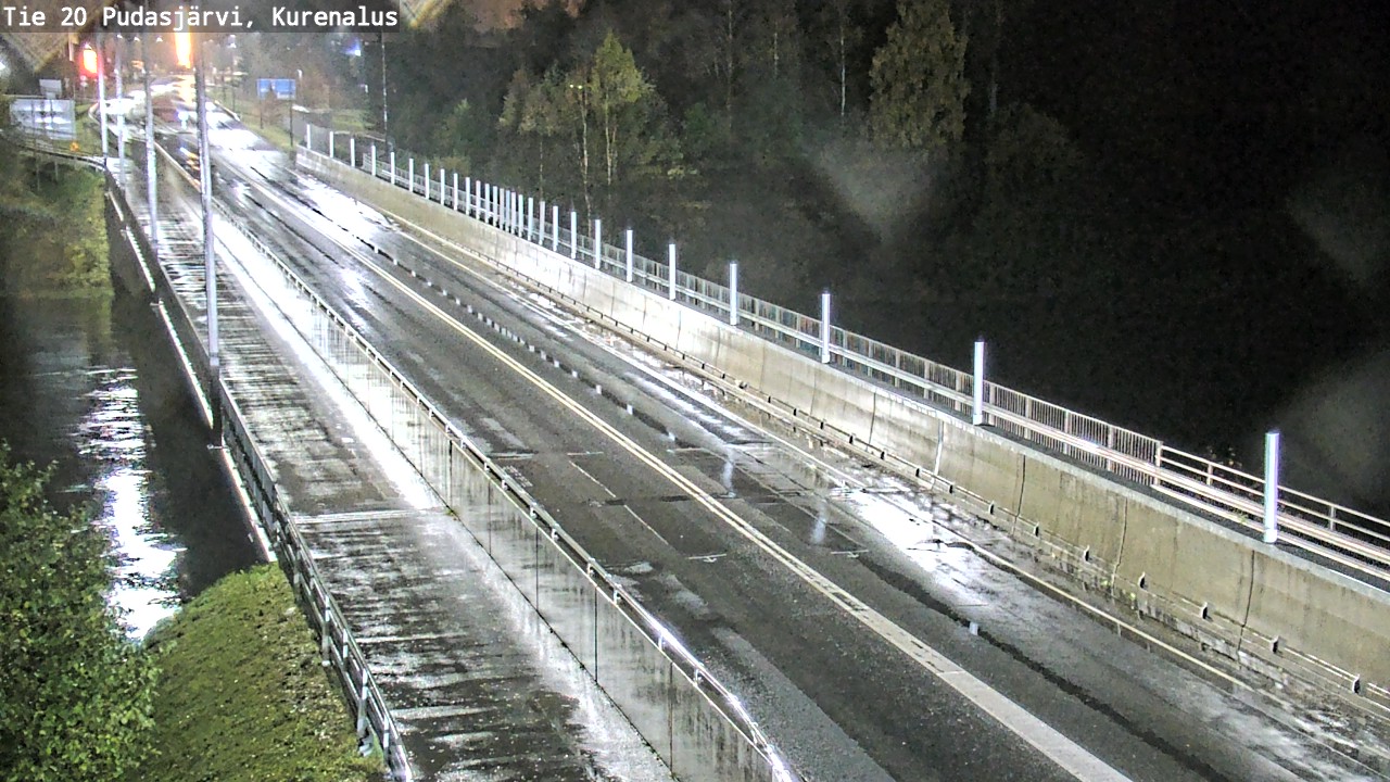 Weather Camera Image Road 20 Pudasjärvi, Kurenalus, Pudasjärvi, Pohjois-Pohjanmaa