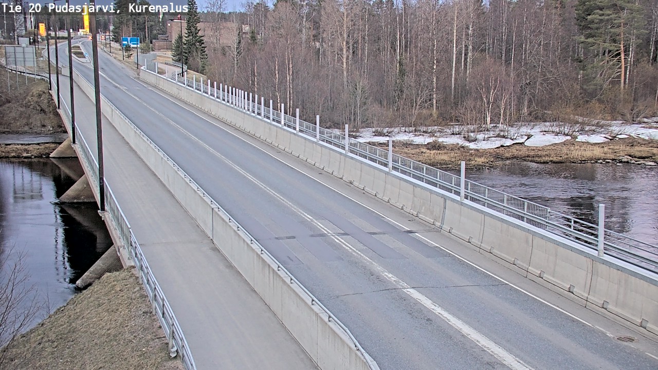 Kelikamerat Kuva Tie 20 Pudasjärvi, Kurenalus, Pudasjärvi, Pohjois-Pohjanmaa