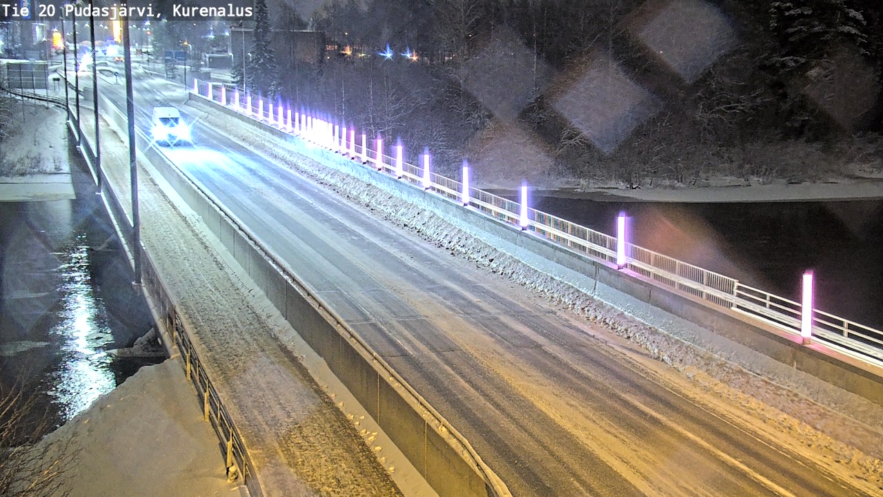Weather Camera Image Väg 20Pudasjärvi, Kurenalus, Pudasjärvi, Pohjois-Pohjanmaa