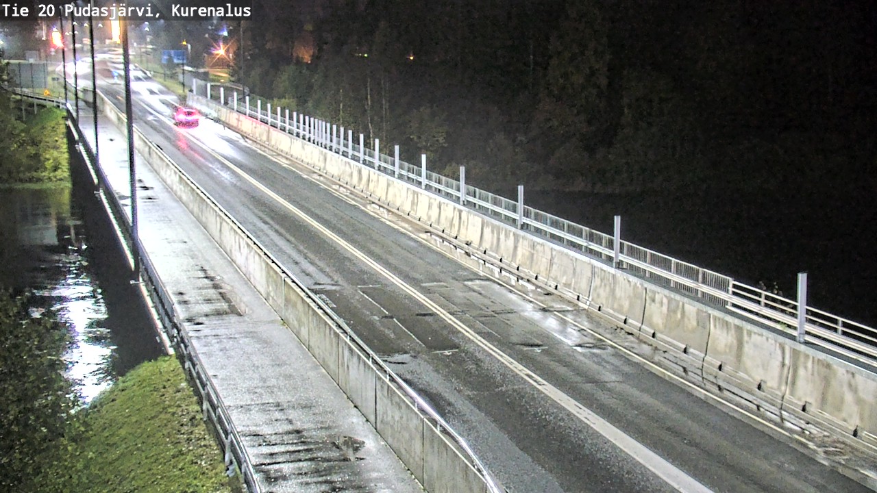 Weather Camera Image Road 20 Pudasjärvi, Kurenalus, Pudasjärvi, Pohjois-Pohjanmaa