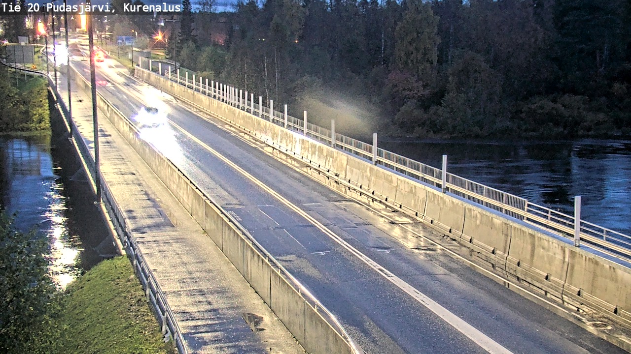 Weather Camera Image Road 20 Pudasjärvi, Kurenalus, Pudasjärvi, Pohjois-Pohjanmaa