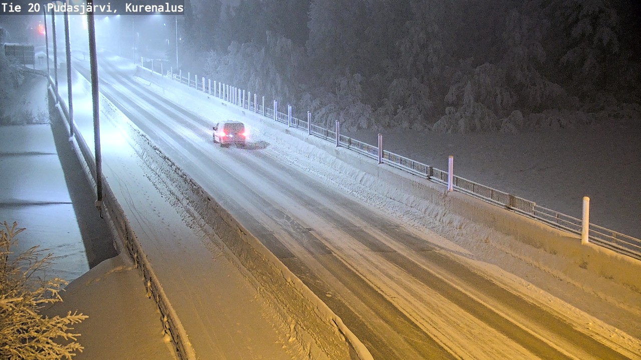 Kelikamerat Kuva Tie 20 Pudasjärvi, Kurenalus, Pudasjärvi, Pohjois-Pohjanmaa