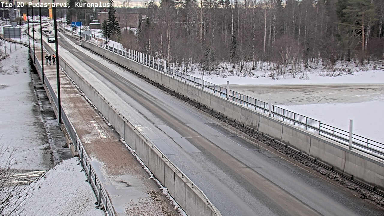 Weather Camera Image Road 20 Pudasjärvi, Kurenalus, Pudasjärvi, Pohjois-Pohjanmaa