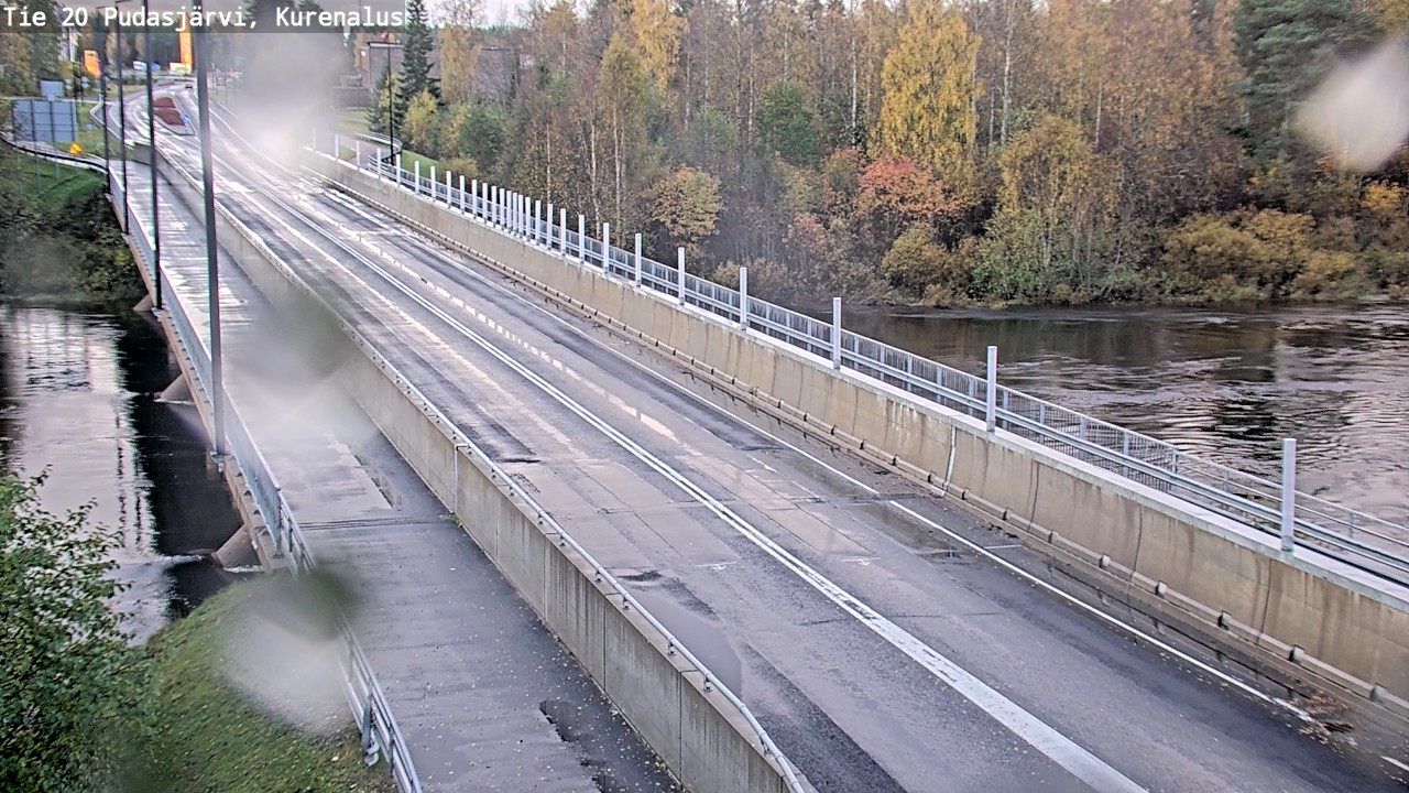 Weather Camera Image Road 20 Pudasjärvi, Kurenalus, Pudasjärvi, Pohjois-Pohjanmaa