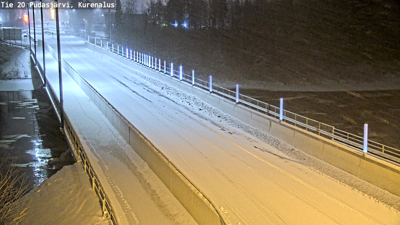 Kelikamerat Kuva Tie 20 Pudasjärvi, Kurenalus, Pudasjärvi, Pohjois-Pohjanmaa