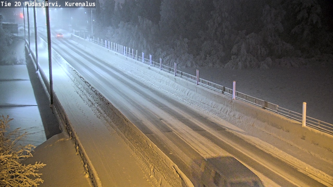 Kelikamerat Kuva Tie 20 Pudasjärvi, Kurenalus, Pudasjärvi, Pohjois-Pohjanmaa