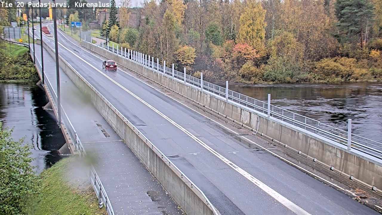 Weather Camera Image Road 20 Pudasjärvi, Kurenalus, Pudasjärvi, Pohjois-Pohjanmaa