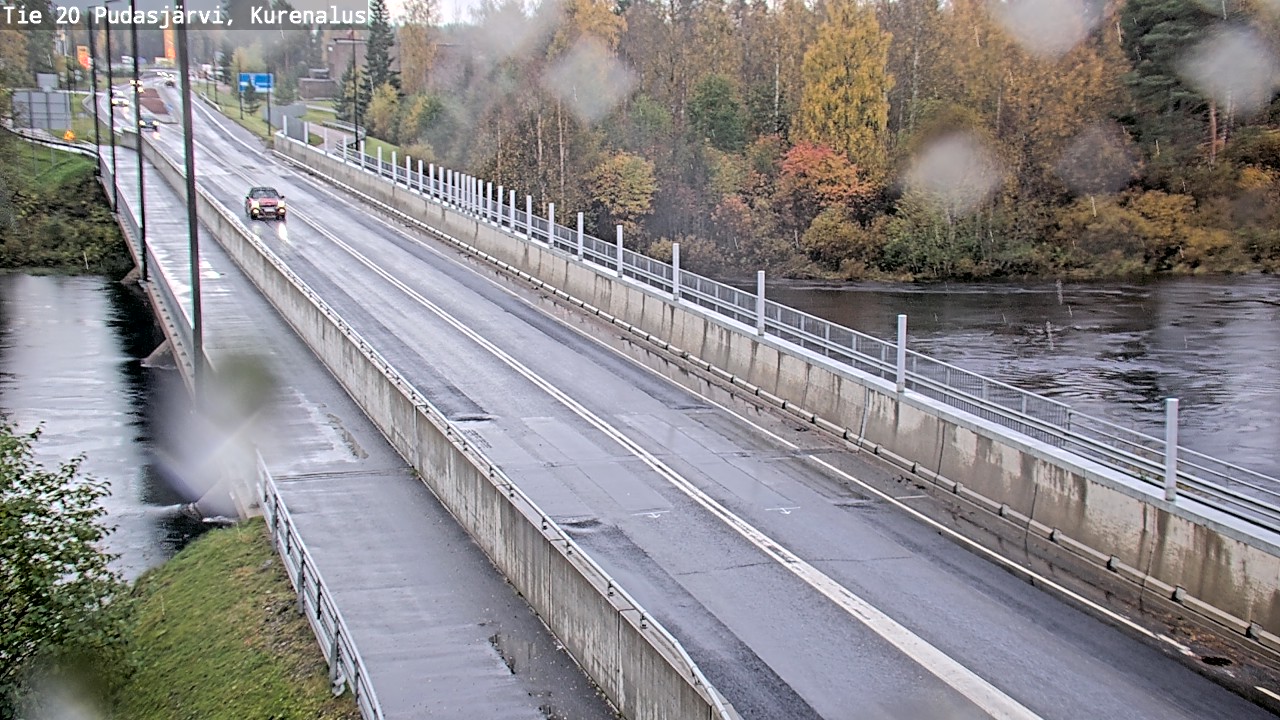 Weather Camera Image Road 20 Pudasjärvi, Kurenalus, Pudasjärvi, Pohjois-Pohjanmaa