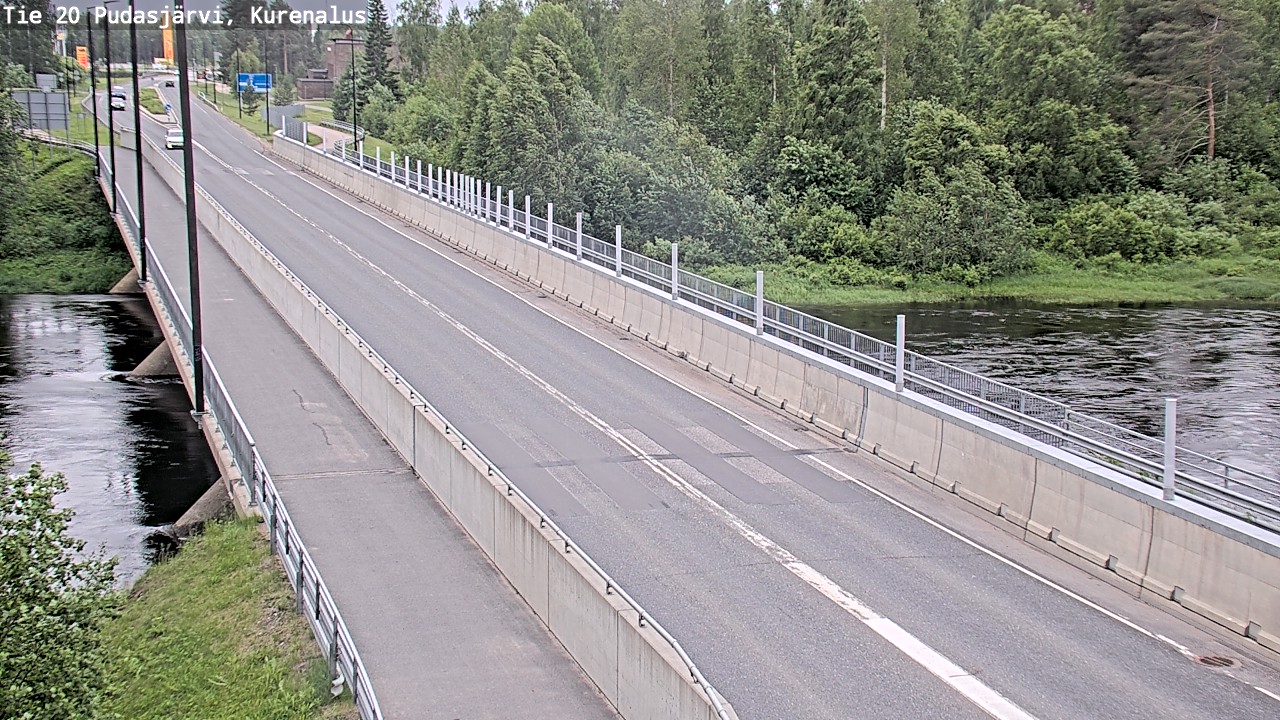 Weather Camera Image Väg 20Pudasjärvi, Kurenalus, Pudasjärvi, Pohjois-Pohjanmaa