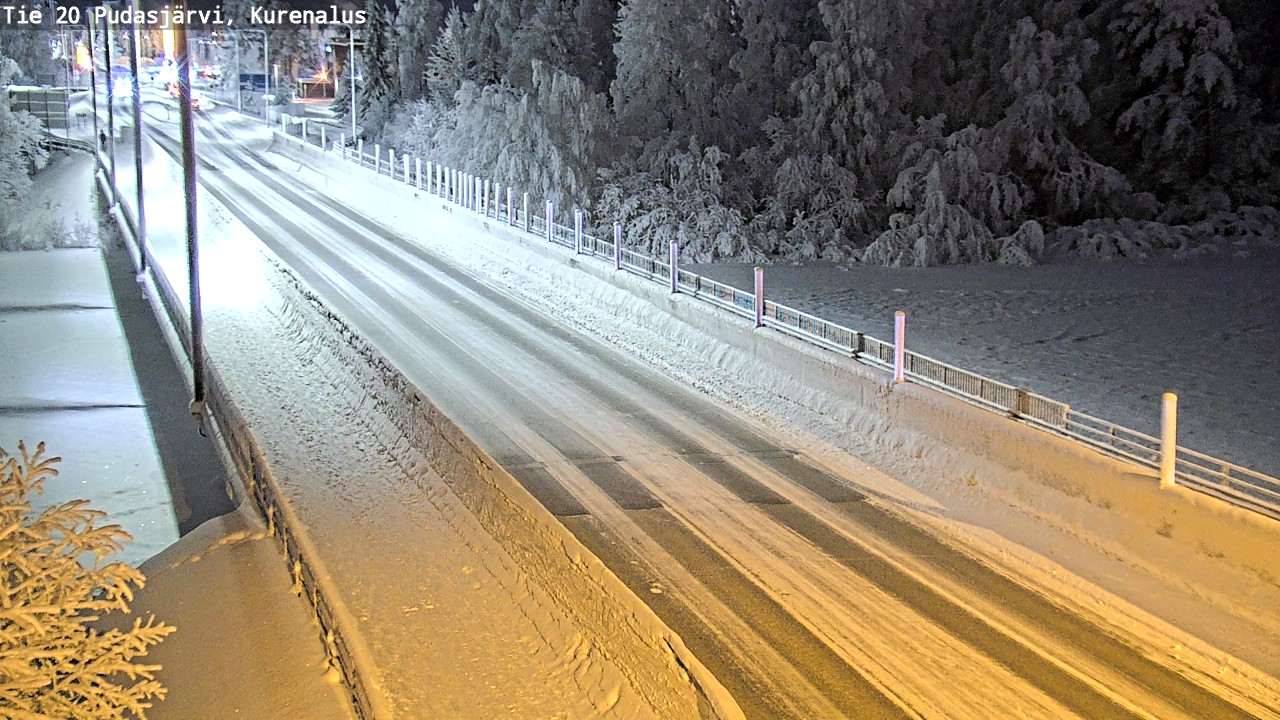 Kelikamerat Kuva Tie 20 Pudasjärvi, Kurenalus, Pudasjärvi, Pohjois-Pohjanmaa