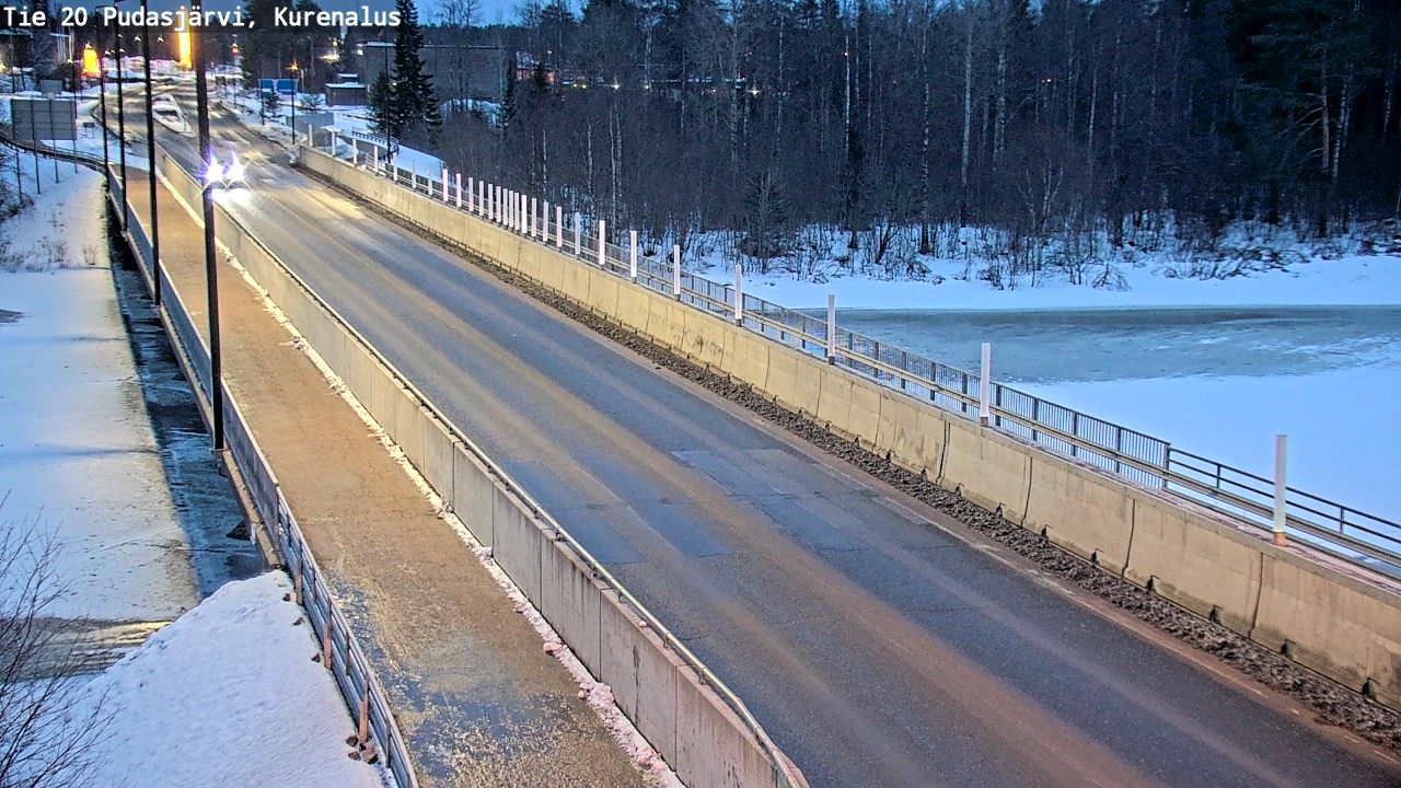 Kelikamerat Kuva Tie 20 Pudasjärvi, Kurenalus, Pudasjärvi, Pohjois-Pohjanmaa