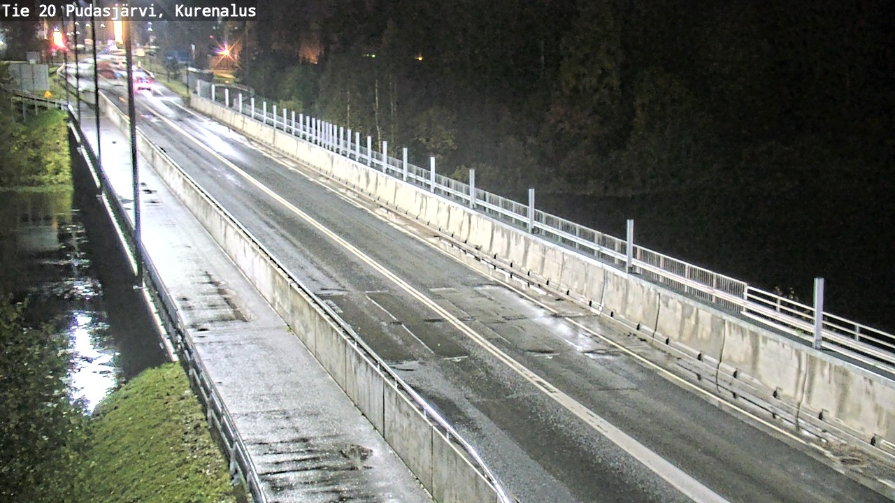 Weather Camera Image Road 20 Pudasjärvi, Kurenalus, Pudasjärvi, Pohjois-Pohjanmaa