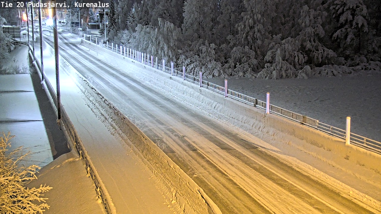 Kelikamerat Kuva Tie 20 Pudasjärvi, Kurenalus, Pudasjärvi, Pohjois-Pohjanmaa