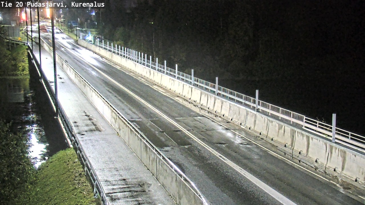 Weather Camera Image Road 20 Pudasjärvi, Kurenalus, Pudasjärvi, Pohjois-Pohjanmaa