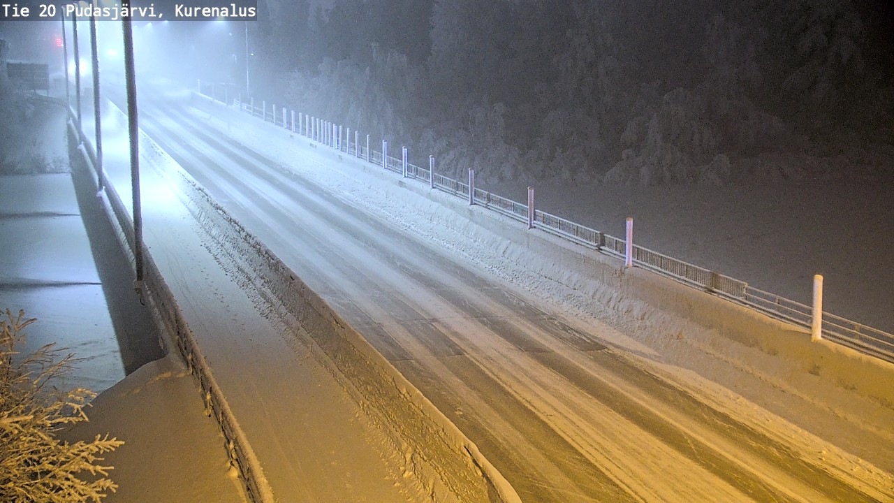 Kelikamerat Kuva Tie 20 Pudasjärvi, Kurenalus, Pudasjärvi, Pohjois-Pohjanmaa