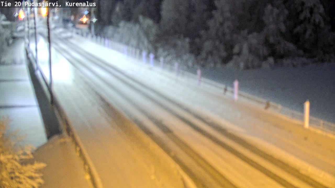Kelikamerat Kuva Tie 20 Pudasjärvi, Kurenalus, Pudasjärvi, Pohjois-Pohjanmaa