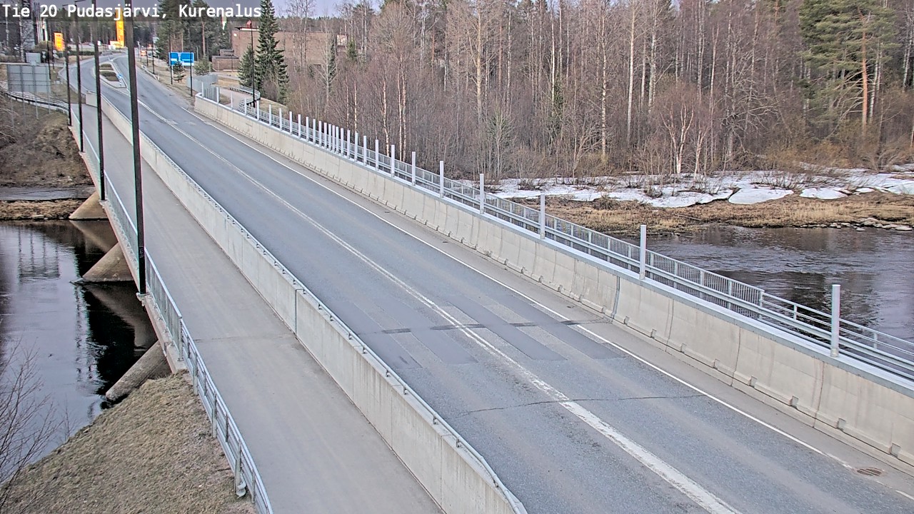 Kelikamerat Kuva Tie 20 Pudasjärvi, Kurenalus, Pudasjärvi, Pohjois-Pohjanmaa