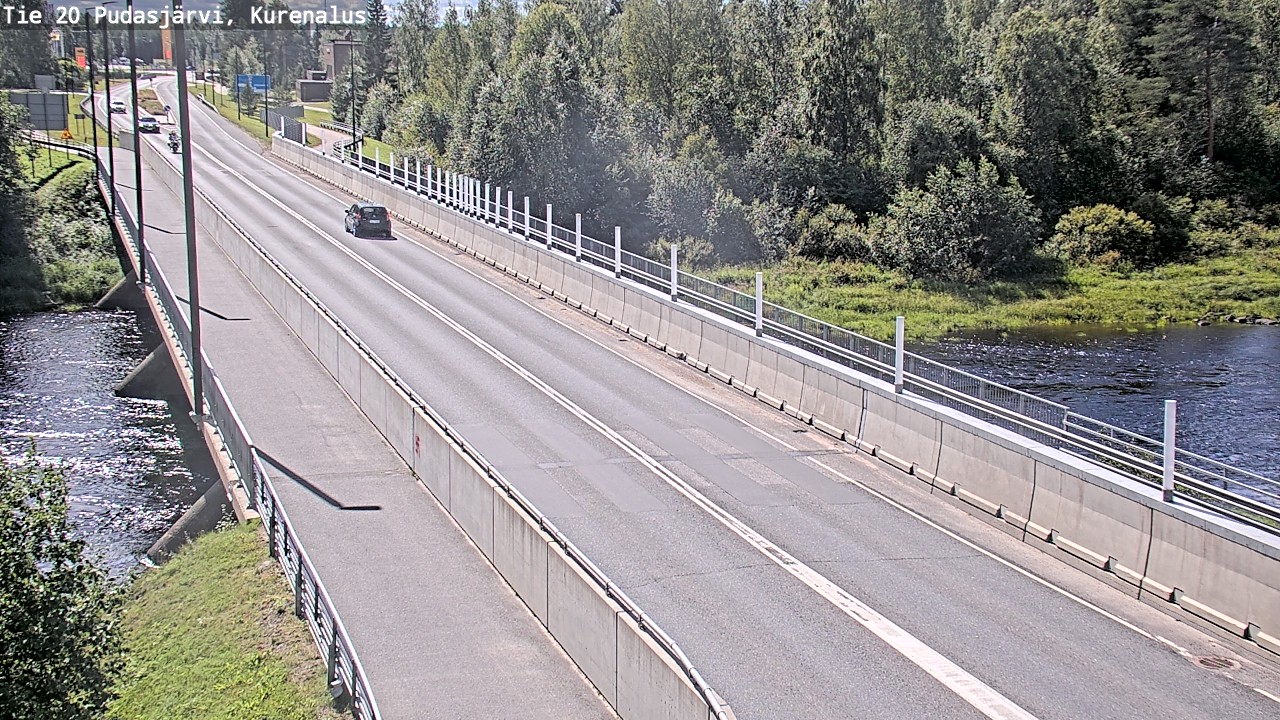 Weather Camera Image Road 20 Pudasjärvi, Kurenalus, Pudasjärvi, Pohjois-Pohjanmaa