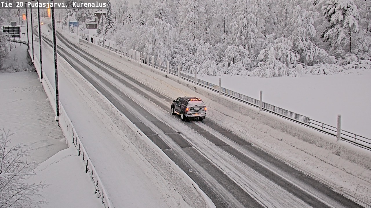 Kelikamerat Kuva Tie 20 Pudasjärvi, Kurenalus, Pudasjärvi, Pohjois-Pohjanmaa