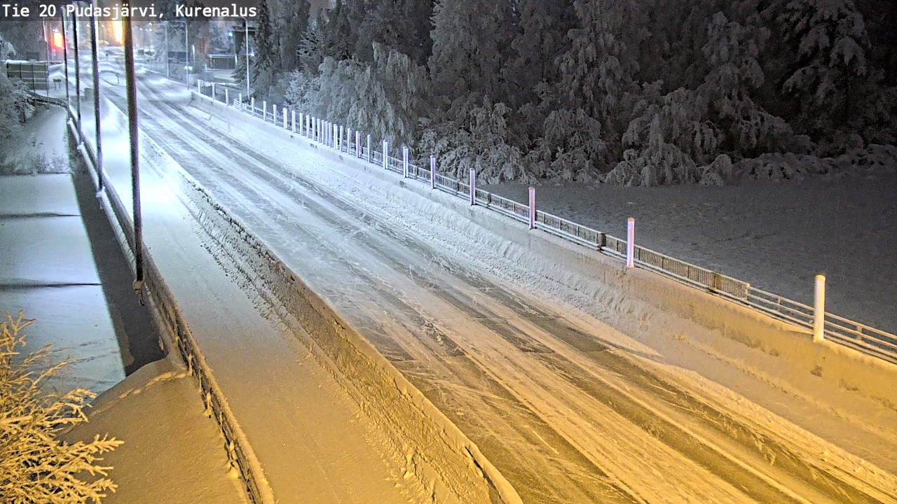 Kelikamerat Kuva Tie 20 Pudasjärvi, Kurenalus, Pudasjärvi, Pohjois-Pohjanmaa