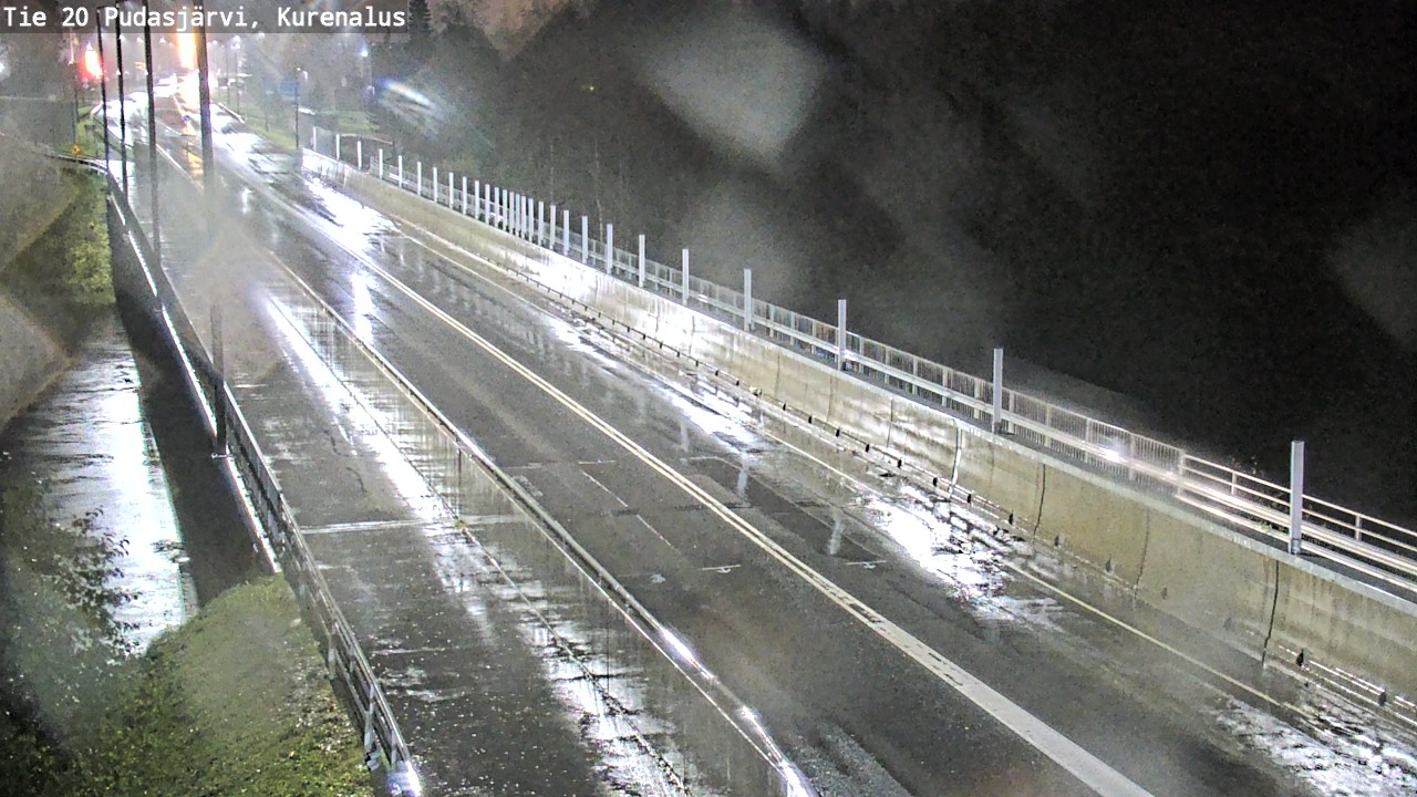 Weather Camera Image Road 20 Pudasjärvi, Kurenalus, Pudasjärvi, Pohjois-Pohjanmaa