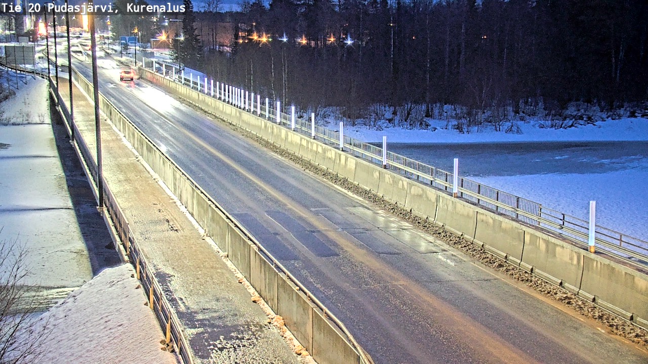 Kelikamerat Kuva Tie 20 Pudasjärvi, Kurenalus, Pudasjärvi, Pohjois-Pohjanmaa