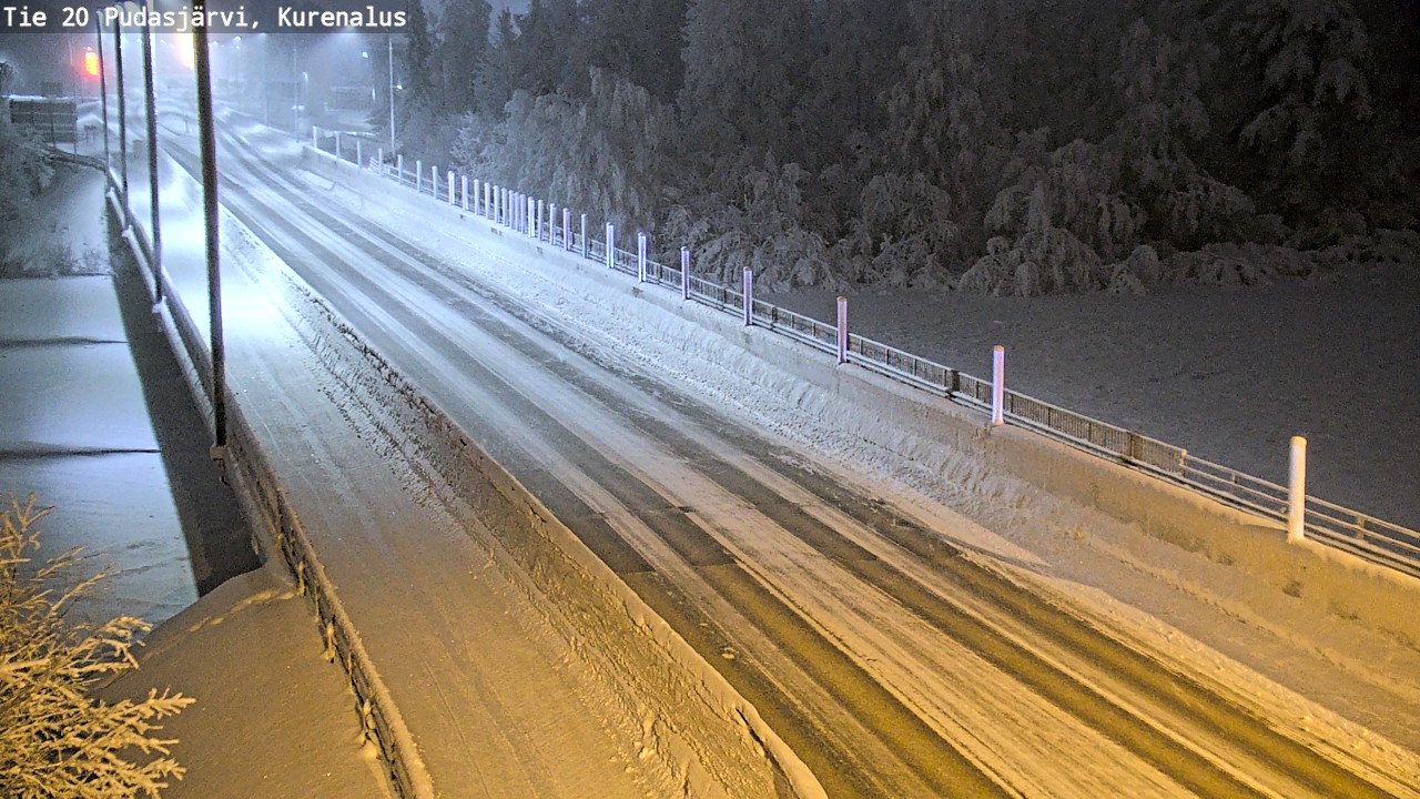 Kelikamerat Kuva Tie 20 Pudasjärvi, Kurenalus, Pudasjärvi, Pohjois-Pohjanmaa