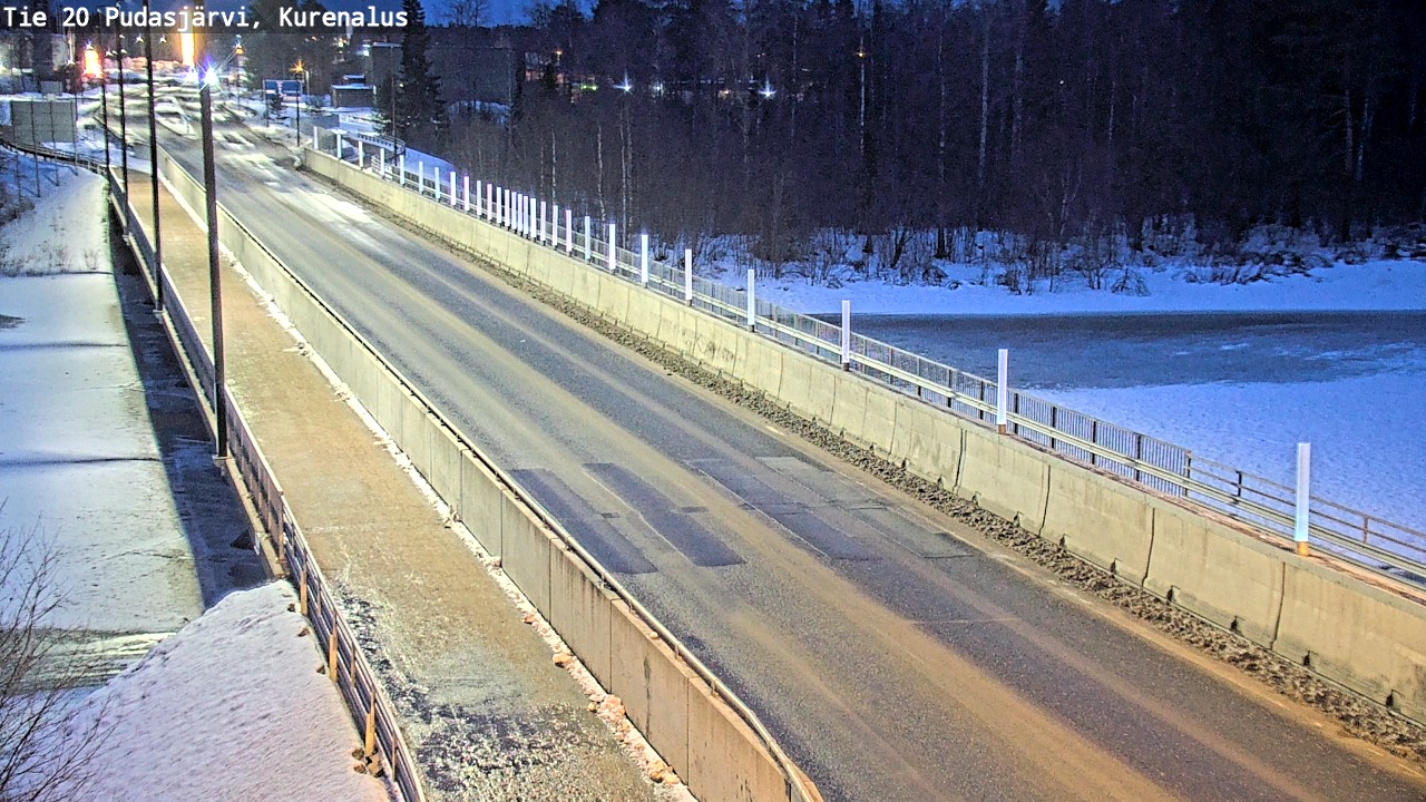 Kelikamerat Kuva Tie 20 Pudasjärvi, Kurenalus, Pudasjärvi, Pohjois-Pohjanmaa