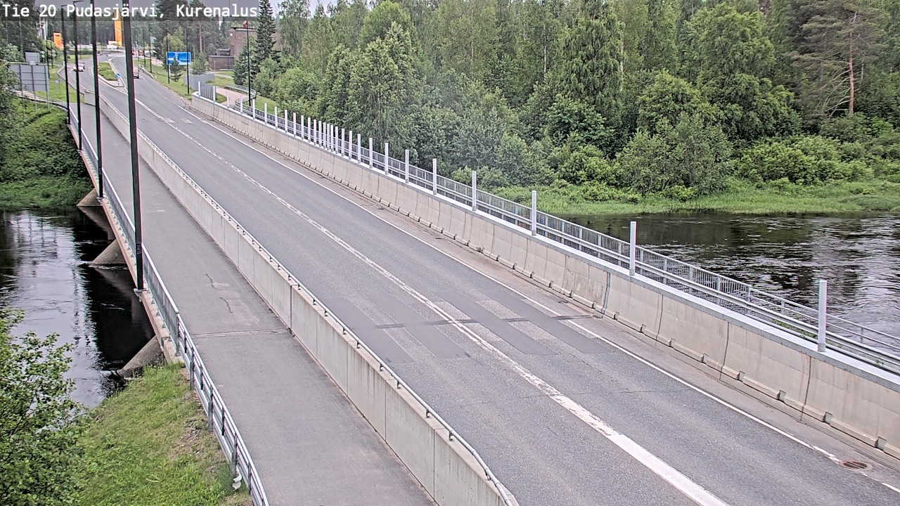 Kelikamerat Kuva Tie 20 Pudasjärvi, Kurenalus, Pudasjärvi, Pohjois-Pohjanmaa