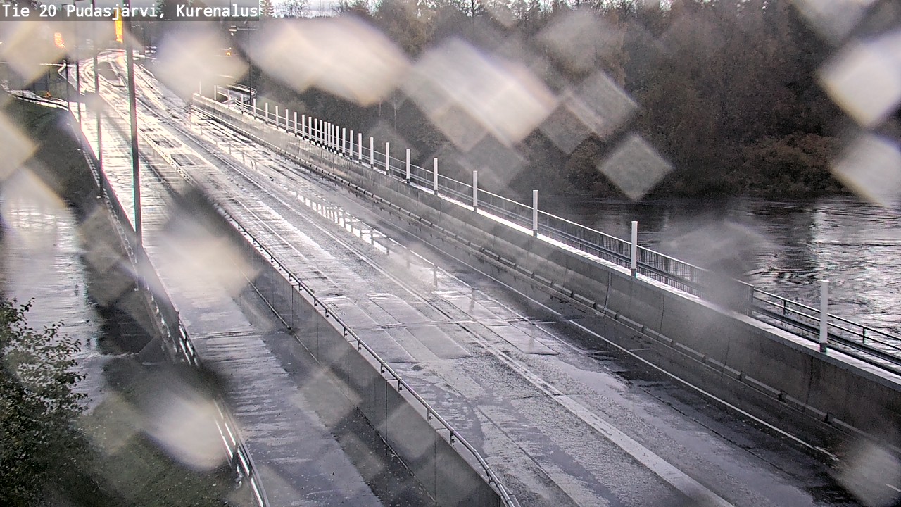 Weather Camera Image Road 20 Pudasjärvi, Kurenalus, Pudasjärvi, Pohjois-Pohjanmaa